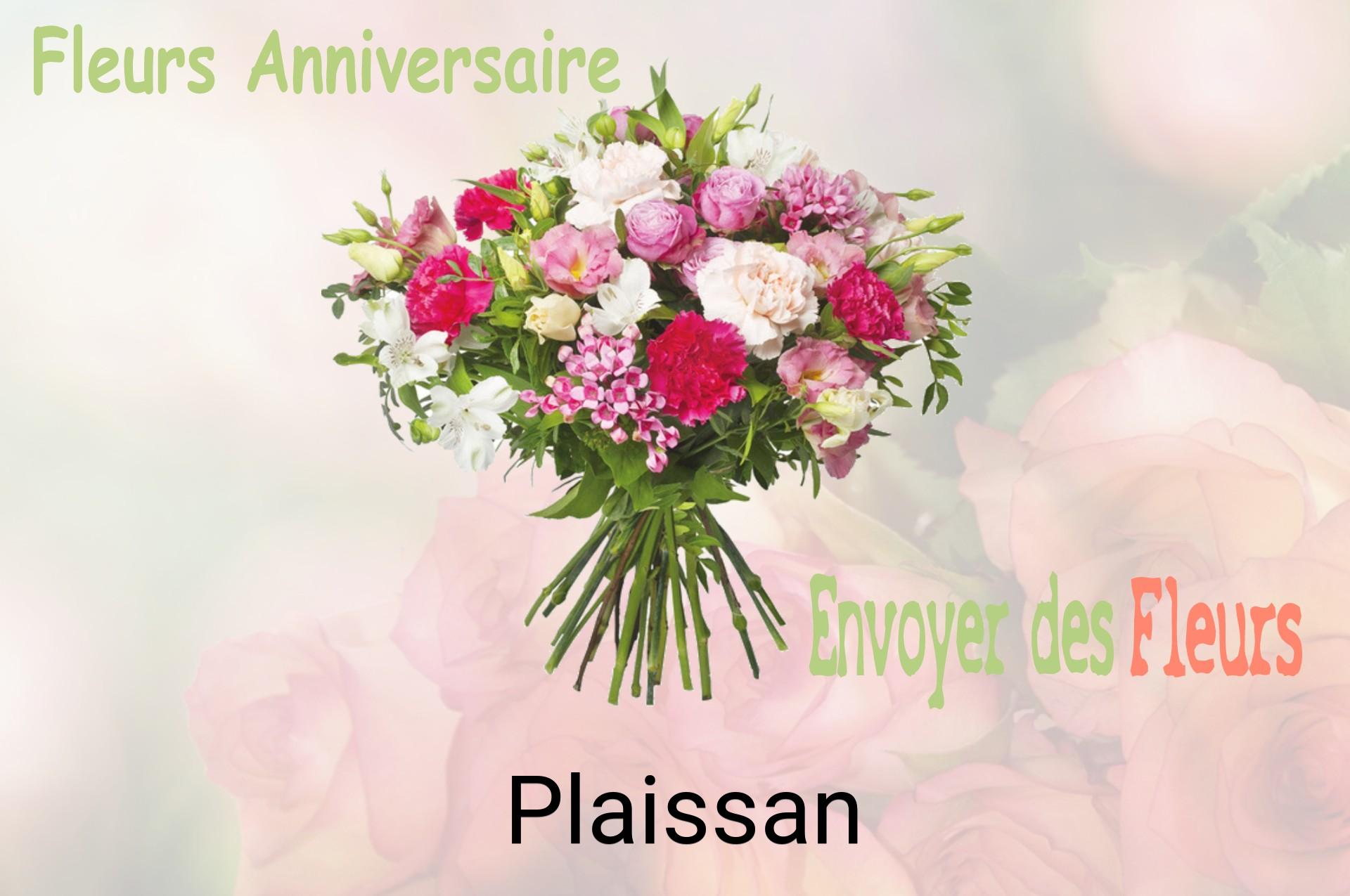 Bouquet de fleurs d’anniversaire livré à Plaissan